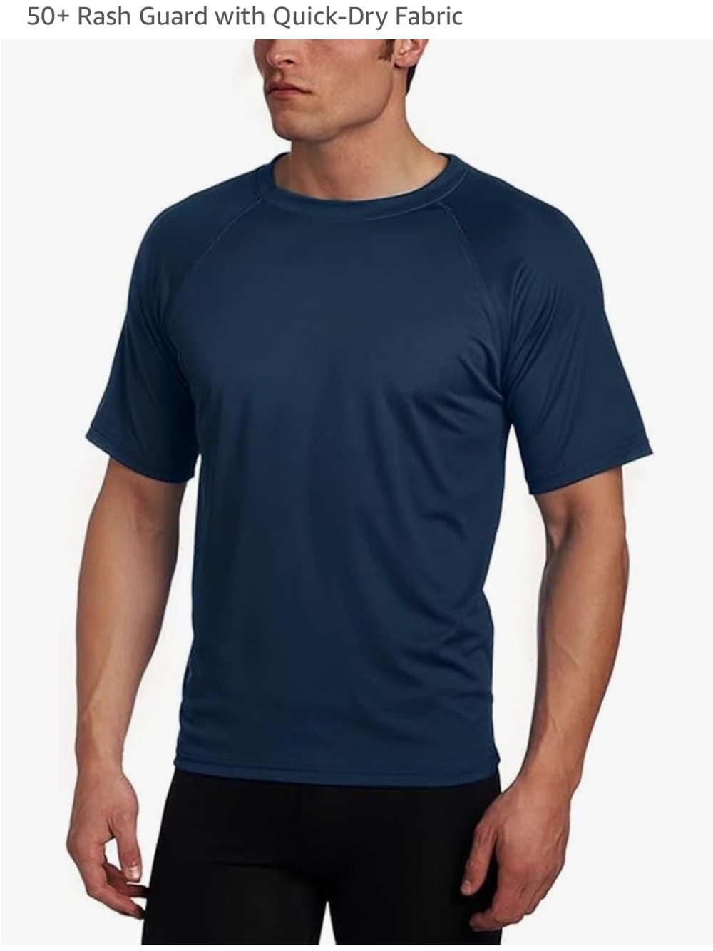 Kanu Surf Navy Short-Sleeve Rash Guard